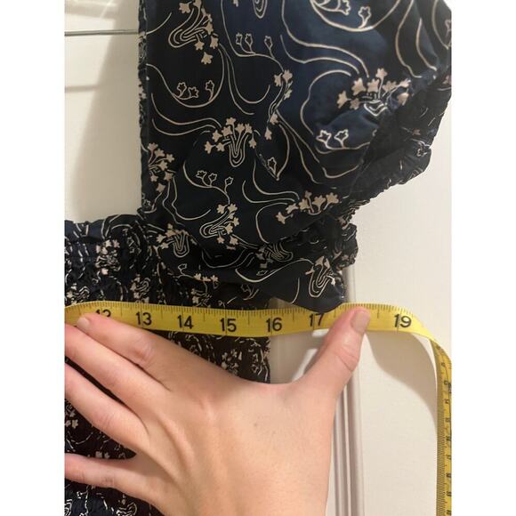 J. Crew Short-sleeve smocked dress in starry swirl - Picture 8 of 8